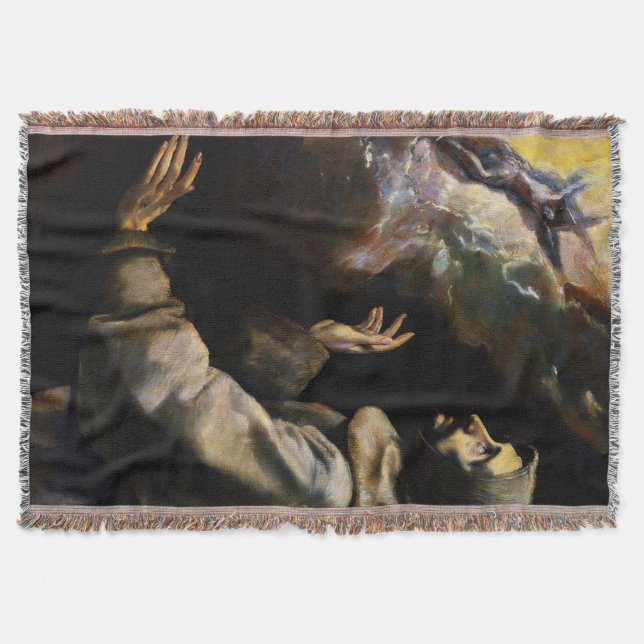 St Francis of Assisi - San Francisco de Asis 01 Throw Blanket (Front)