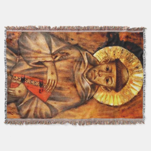 St Francis of Assisi - San Francisco de Asis 16 Throw Blanket (Front)