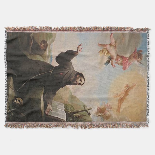 St Francis of Assisi - San Francisco de Asis 24 Throw Blanket (Front)