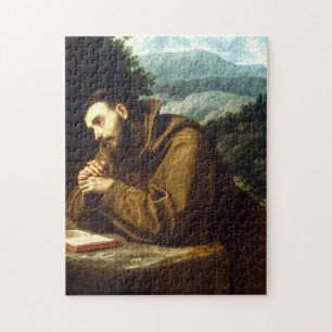 St. Francis of Assisi Seraphic Father Fine Art Jigsaw Puzzle