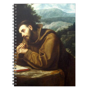 St. Francis of Assisi Seraphic Father Fine Art Notebook
