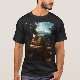 St. Francis of Assisi Seraphic Father Fine Art T-Shirt