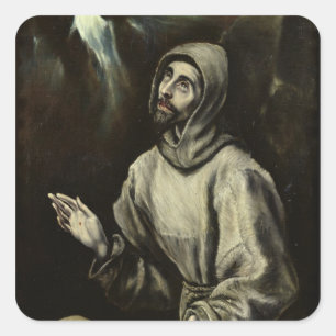 St. Francis of Assisi Square Sticker