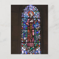 St Francis of Assisi stained glass