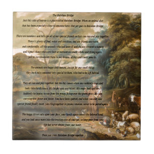 St. Francis of Assisi & The Rainbow Bridge Tile