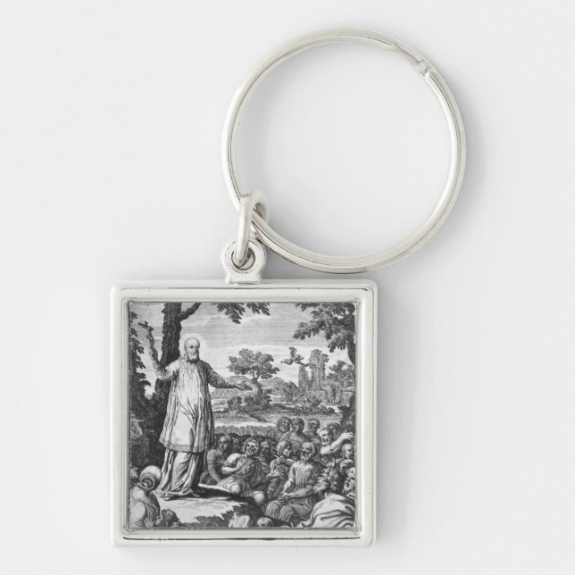St. Francis of Sales  preaching to the Key Ring (Front)