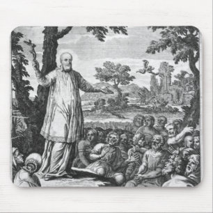 St. Francis of Sales  preaching to the Mouse Mat