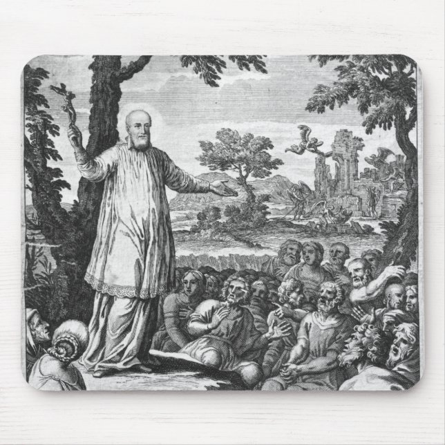 St. Francis of Sales  preaching to the Mouse Mat (Front)