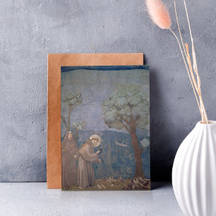 St. Francis Preaching to the Birds, 1297-99 Card