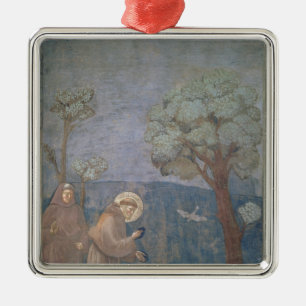 St. Francis Preaching to the Birds, 1297-99 Metal Tree Decoration