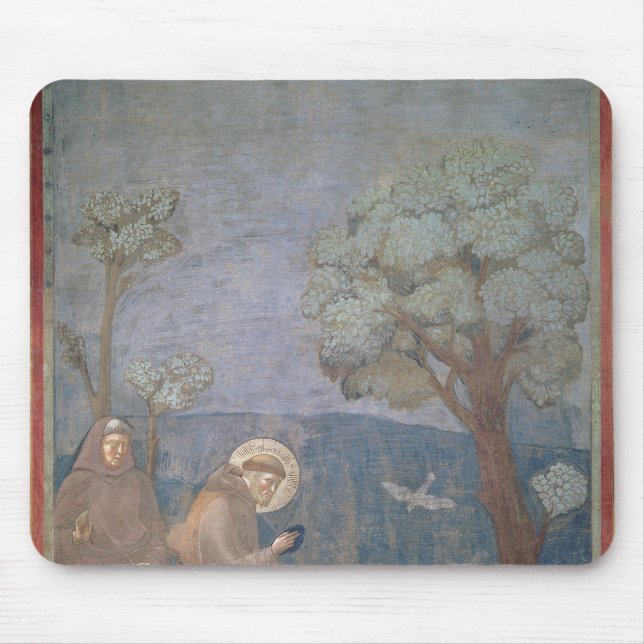 St. Francis Preaching to the Birds, 1297-99 Mouse Mat (Front)