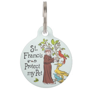 St. Francis Protect My Pet ID Tag