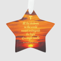 St Francis Quotes with Franciscan Tau Cross Sunset