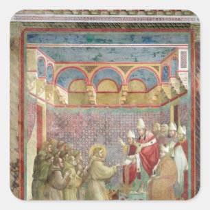 St. Francis Receives Approval Square Sticker