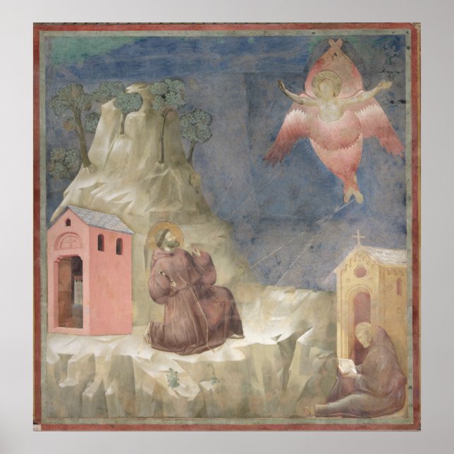 St. Francis Receiving the Stigmata, 1297-99 Poster (Front)