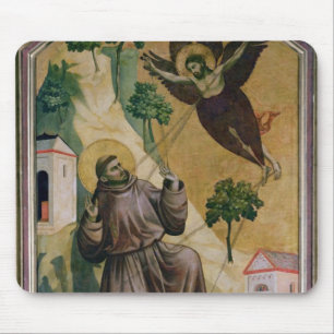 St. Francis Receiving the Stigmata, c.1295-1300 Mouse Mat