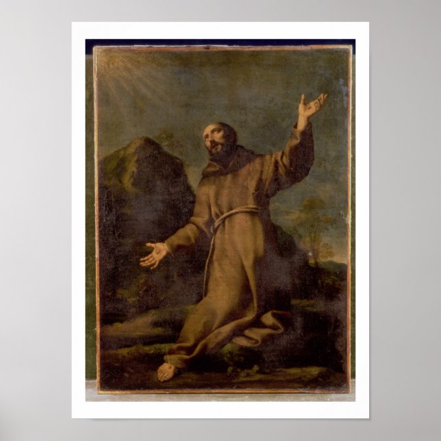 St. Francis Receiving the Stigmata Poster (Front)