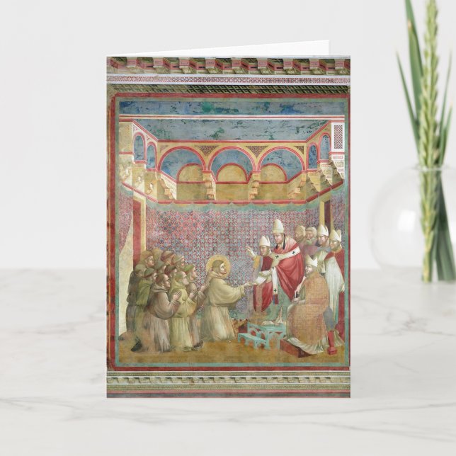 St. Francis Recives Approval Card (Front)