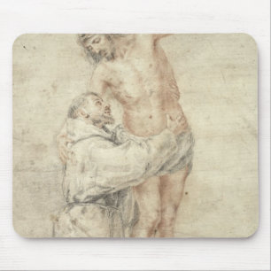 St. Francis Rejecting the World and Embracing Mouse Mat