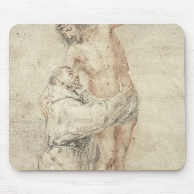 St. Francis Rejecting the World and Embracing Mouse Mat (Front)