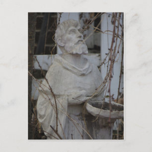 St. Francis Statue Postcard