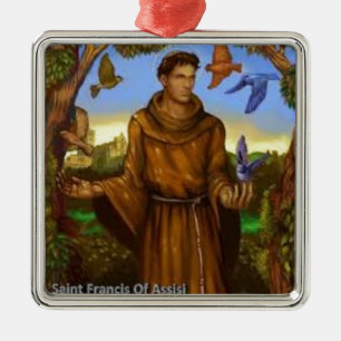 St. Francis with birds, lovely ornament or gift