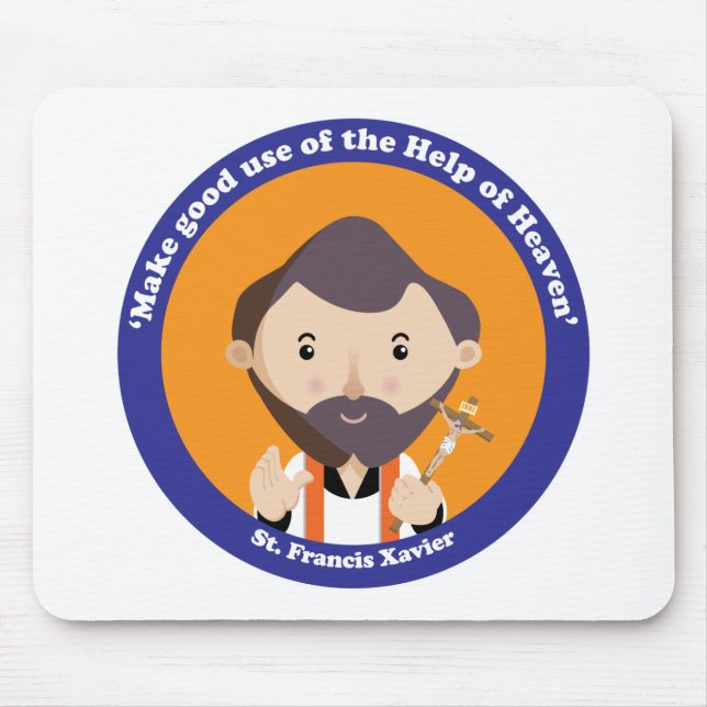 St. Francis Xavier Mouse Mat (Front)