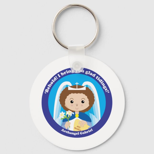 St. Gabriel the Archangel Key Ring (Front)