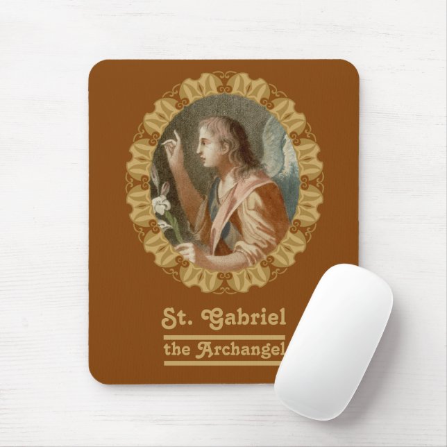 St. Gabriel the Archangel (M 011) Mouse Mat (With Mouse)