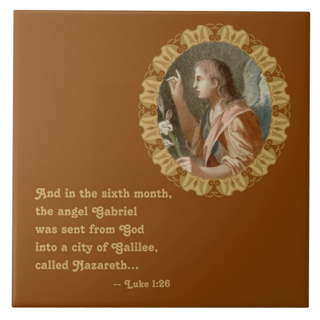 St. Gabriel the Archangel (M 011) Tile (Front)