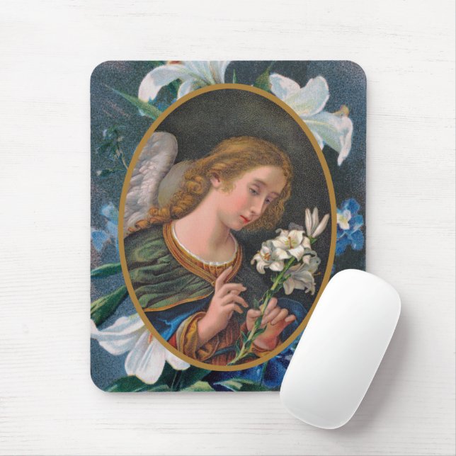 St. Gabriel the Archangel (M 035) Mouse Mat (With Mouse)