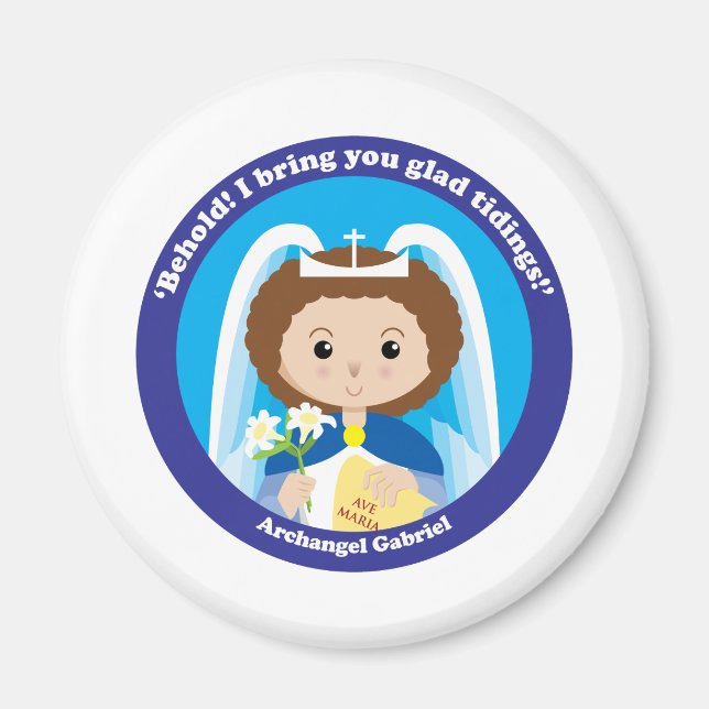St. Gabriel the Archangel Magnet (Front)