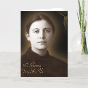 St Gemma Galgani, Card