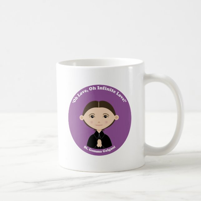 St. Gemma Galgani Coffee Mug (Right)