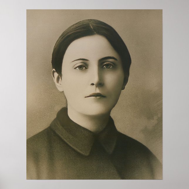 St Gemma Galgani Italian Catholic Saint Poster (Front)