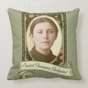 St. Gemma Galgani Patron of Pharmacists Cushion