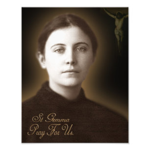 St Gemma Galgani, Photo Print