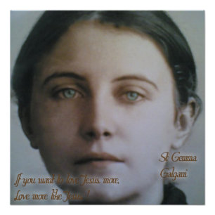 St. Gemma Galgani, Poster
