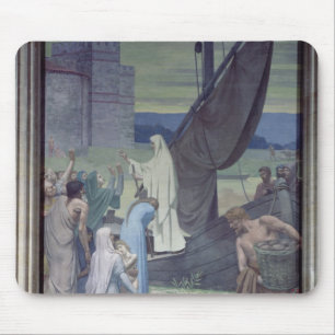St. Genevieve Bringing Supplies Mouse Mat