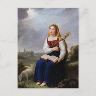 St. Genevieve by Elisabeth Vigee Le Brun Postcard
