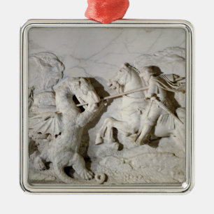 St. George and the Dragon, 1508 Metal Tree Decoration