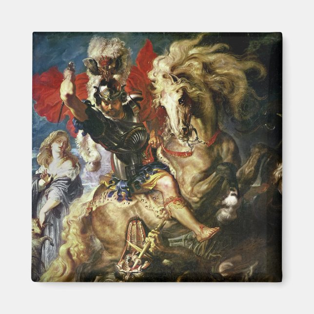 St. George and the Dragon, c.1606 Magnet (Front)