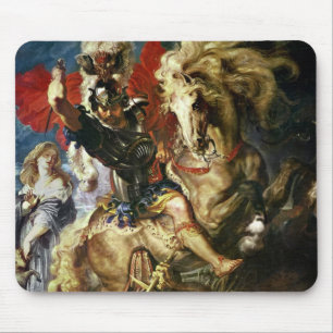 St. George and the Dragon, c.1606 Mouse Mat