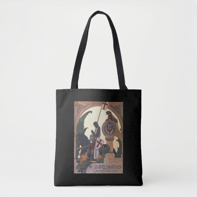 St George and the Dragon - Heinrich Lefler Tote Bag (Front)