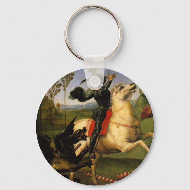St George and the Dragon Key Ring (Front)