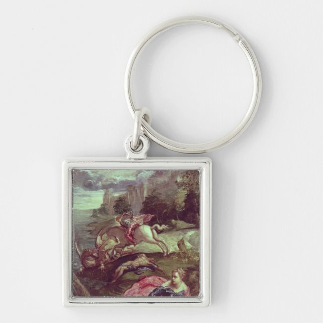 St.George and the Dragon Key Ring (Front)