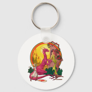 St.George and the Dragon Key Ring