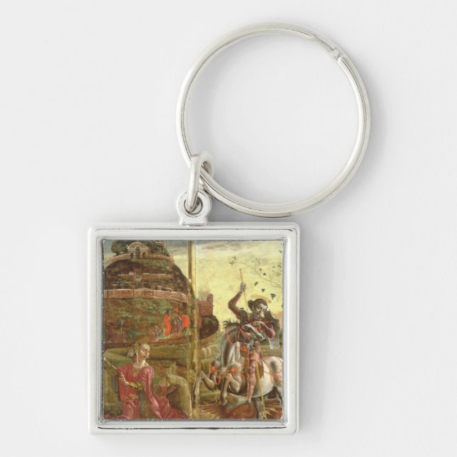 St. George and the Dragon Key Ring (Front)