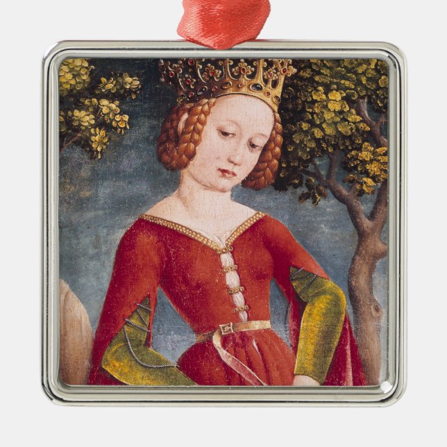 St. George and the Dragon Metal Tree Decoration (Front)