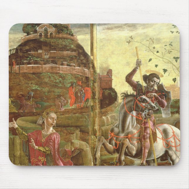 St. George and the Dragon Mouse Mat (Front)